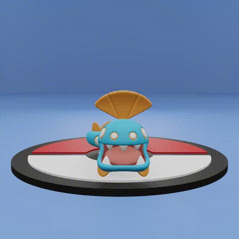 Huntail1.gif Pokemon No. 366-368 Clamperl, Huntail, Gorebyss