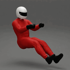 ezgif.com-gif-maker-1.gif 3D file Racing driver in the car・3D print design to download