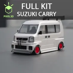 suzuki-2-TITULO.gif *ON SALE* MODEL KIT: SUZUKI CARRY/ EVERY PC KEI CAR MINI BUS DRIFT VERSION - V2 27JUN