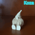 20221119_140338.gif STL file HAIRY FLEXI GNOME TO PRINT IN PLACE・3D printer model to download