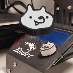 ezgif.com-gif-maker.gif STL-Datei Dummer Hundeknopf für Ihren 3D-Drucker・3D-druckbares Modell zum Herunterladen