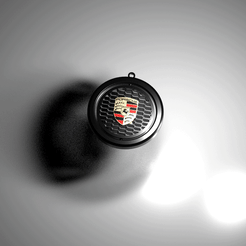 Untitled-1.gif Télécharger le fichier STL Porte-clés Porsche • Objet pour impression 3D, 3Rdesign