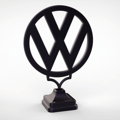 Volkswagen-render.gif 3D file VOLKSWAGEN 3D LOGO・3D printer design to download