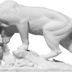 Untitled1-9.gif Free STL file Panther・3D print design to download, ThreeDScans