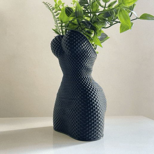 KNURL DRESS PLANTER NO SUPPORTS/NO RAFTS - 3D model önizlemesi