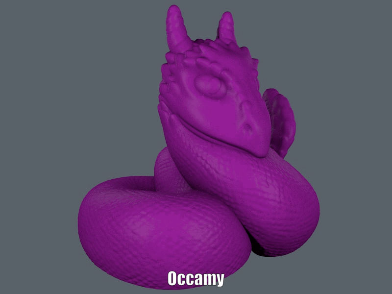 Occamy.gif Fichier STL Occamy (Impression facile sans support)・Objet pour impression 3D à télécharger, Alsamen