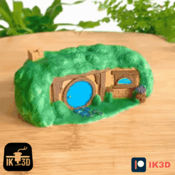 ezgif.com-resize-29.gif STL file Hobbit House / Hobbiton・3D print model to download