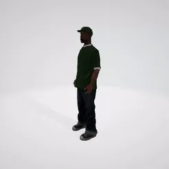 🦸 Franklin Clinton Gta V・ STL File for 3D printing・Cults