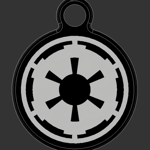Galactic Empire Keyring