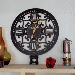 Clock support on furniture