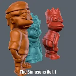 The-Simpsons-Vol.-1.gif Файл STL Симпсоны Том 1・Модель для загрузки и печати в формате 3D