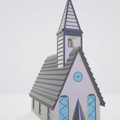 Churchis.gif Fichier STL gratuit Gravity Falls - "Townchurch"・Objet imprimable en 3D à télécharger