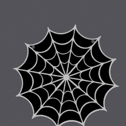 189-p.gif STL file necklace - spider web - 189・3D printable design to download