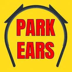 Park-Ears-Base-GIF.gif Descargar archivo STL gratis OREJAS PARK CAMBIABLES 2 OREJAS INCLUIDAS・Modelo para la impresora 3D