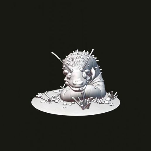 🪱 Worm - STL Printable・ STL File for 3D printing・Cults