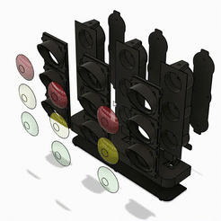 Sequence-08.gif Download STL file traffic light • 3D printer template, ariffadillah