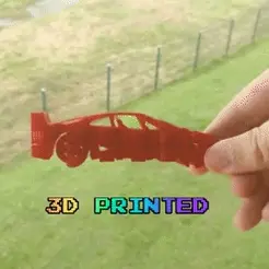 giphy.gif 3D file Ferrari F40 Flip Text・3D printer design to download, Aerocket