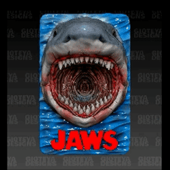 jaws.gif STL file Jaws Magnet・Design to download and 3D print, GioteyaDesigns