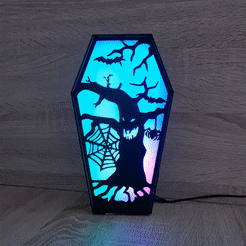 ezgif.com-optimize-6.gif Fichier STL Lampe LED cercueil Halloween・Design pour impression 3D à télécharger