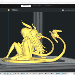 Grabando-33.gif 3D file Anime - Rosaliya and Liliya from Honkai Impact 3rd・Model to download and 3D print