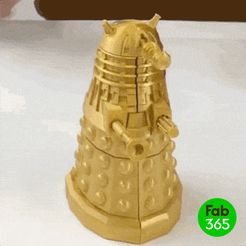 Darlek_00.gif 3D file Foldable Dalek From Dr.who・3D print design to download, fab_365