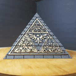 20190608_031602.gif Файл STL ZELDA storage box.・3D-печать дизайна для загрузки