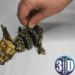 TIKTOKE.gif Файл 3D Шарнирная фантазийная рыбка - Luna Pets - Фея, игрушка, гибкая・Шаблон для 3D-печати для загрузки