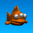 GIF.gif Blinky fish the simpson