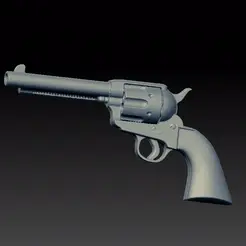 Revolver.gif Fichier OBJ METAL GEAR SOLID 3 REVOLVER OCELOT GUN 1/6 FIGURINES PERSONNALISÉES POUR IMPRESSION 3D・Design pour impression 3D à télécharger