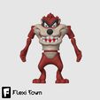 Flexi-Town-Taz,-G4.mp4 Flexi Taz, figurine articulée, 3mf inclus