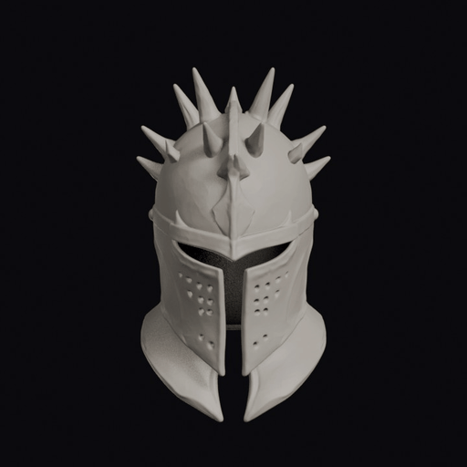 Spiked Enclosed Helmet Prop