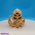 20200910_170103.gif Free STL file Cthulhu Skull・3D printer design to download