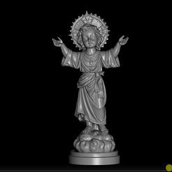 divino niño.gif 3D-Datei Jesus Christ, Divine child, God.・3D-druckbares Modell zum Herunterladen, DESERT-OCTOPUS