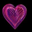 Fantasy-Heart.mp4 Fantasy Heart Relief STL file for 3d printing or CNC Free 3D print model