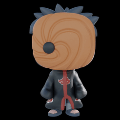Cults3D.gif STL file Tobi - Naruto- FunkoPop・Model to download and 3D print