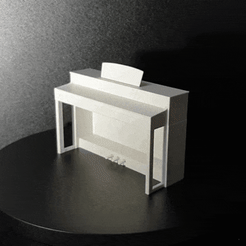20220113_095842.gif Download STL file modern piano - easy to print • 3D printer template, Print-Ready_by_Timo
