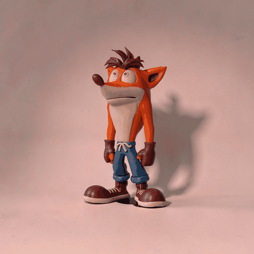 Crash Bandicoot | Multicolour & Single Colour