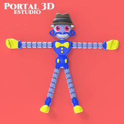 ESTUDIO PORTAL 3D eC yw ge a "© 6 ww wa pene nap nen aan may SSR el a a ag ‘igi ira i 4 _ N et § Oe Ss ¢ wi STL file FLEXY DADDY LONG LEGS / ARTICULATED FLEXY DADDY LONG LEGS・3D printable design to download, Portal_3D_Estudio