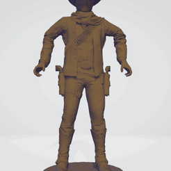 cbr.gif STL file Wild West Cowboy Gunslinger・3D print design to download, skykingz