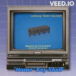 Home-Key-Shelf-Infomercial-GIF.gif Fichier 3D "Étagère à clés "Home・Objet pour impression 3D à télécharger
