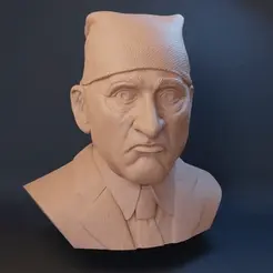 ezgif.com-crop.gif STL file Prison Mike - Michael Scott from The Office・3D printer model to download