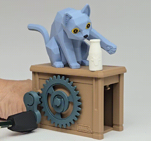 Cat vs Milk bottle