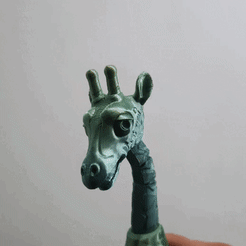 giraffe.gif Файл STL гибкий жираф (без поддержки)・Шаблон для 3D-печати для загрузки, Aslan3d