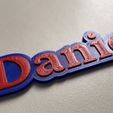 daniel.gif Daniel Key Chain (Contact me to get your personalized design)