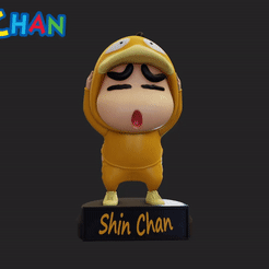 Crayon-ShinChan.gif Archivo STL SPYDUCK SHINCHAN・Modelo para descargar y imprimir en 3D