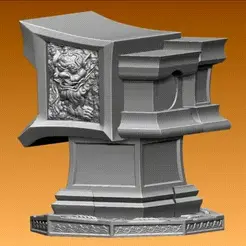 Plinth-1-Turntable.gif STL file Plinth 1・3D printing template to download