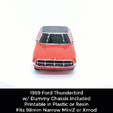69-Thunderbird.gif 69 Thunderbird Body Shell with Dummy Chassis (Xmod and MiniZ)