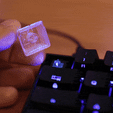 4.gif Free STL file Cherry MX KeyCaps・3D printing design to download