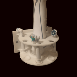 Toothbrush Holder 6.gif Descargar archivo STL Porta cepillos de dientes (4 - 6 cepillos) • Plan de la impresora 3D, Sigma3D