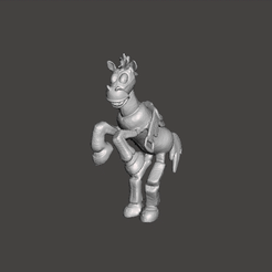 GIF.gif STL file Toy Story Action Figure, Woody Bullseye's Horse・3D print object to download, vadi
